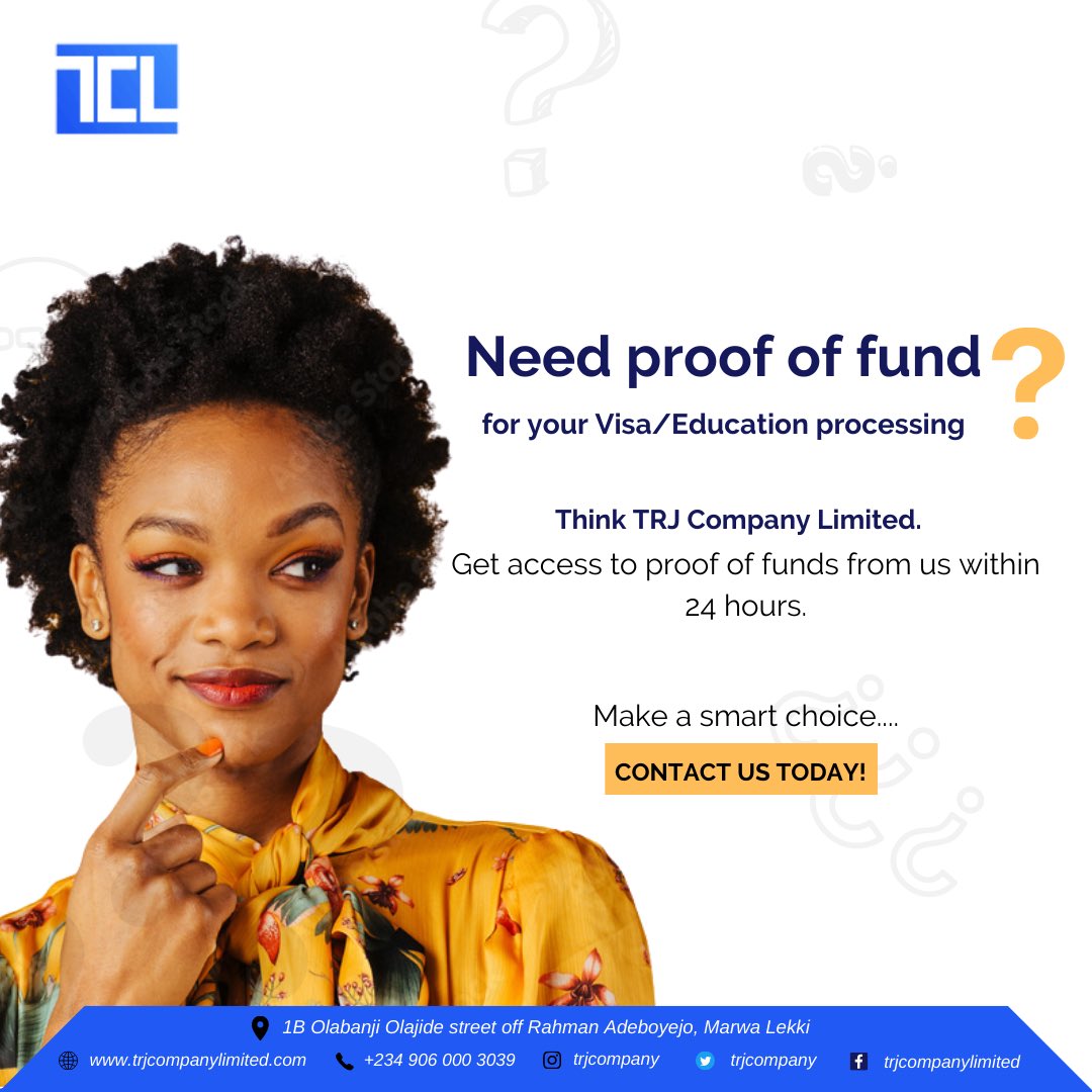 trjcompany's tweet photo. We are a dial away, get your trust fund within 24 hours.
.
.
Visit our website @ https://t.co/u00aXgjHJH or call 09060003039 for more enquiry.
.
.
#smarthomes #smartupgrades #partzshop #professional #portfolio #personalloans #loans #finance #trustfund #education https://t.co/m7SjZMbGG6
