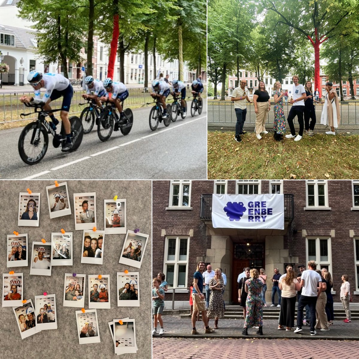🚴🏽‍♂️ 🚴‍ Afgelopen vrijdag zoefden La Vuelta wielrenners over de Maliebaan. Met ons kantoor in het hart van het Spaanse feest gooiden we de deuren open om met elkaar de renners aan te moedigen. Leuk dat jullie er waren! Gracias y hasta pronto. #lavuelta #lavueltautrecht