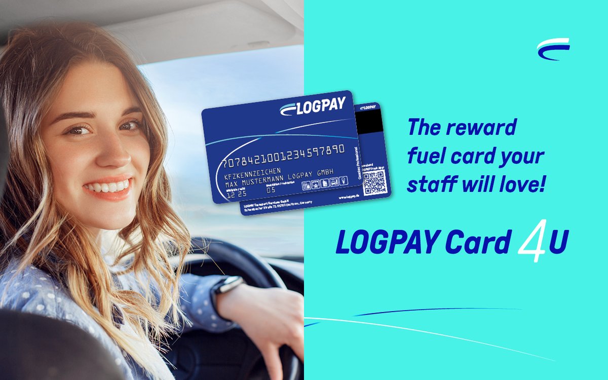 LOGPAY_Group's tweet photo. #LOGPAY CARD 4U – the reward #fuel card your #employees will love. 
Reward or incentivize your team members with this non-cash #benefit–no tax payments or social security contributions required – just pure love and appreciation. 
Like the idea? Click here: https://t.co/ywTpJs6EdP https://t.co/ncflUuT9Qy