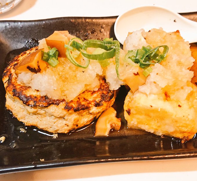 豆腐ハンバーグ
揚げ出し豆腐
ヤンニャムチキン作りました 