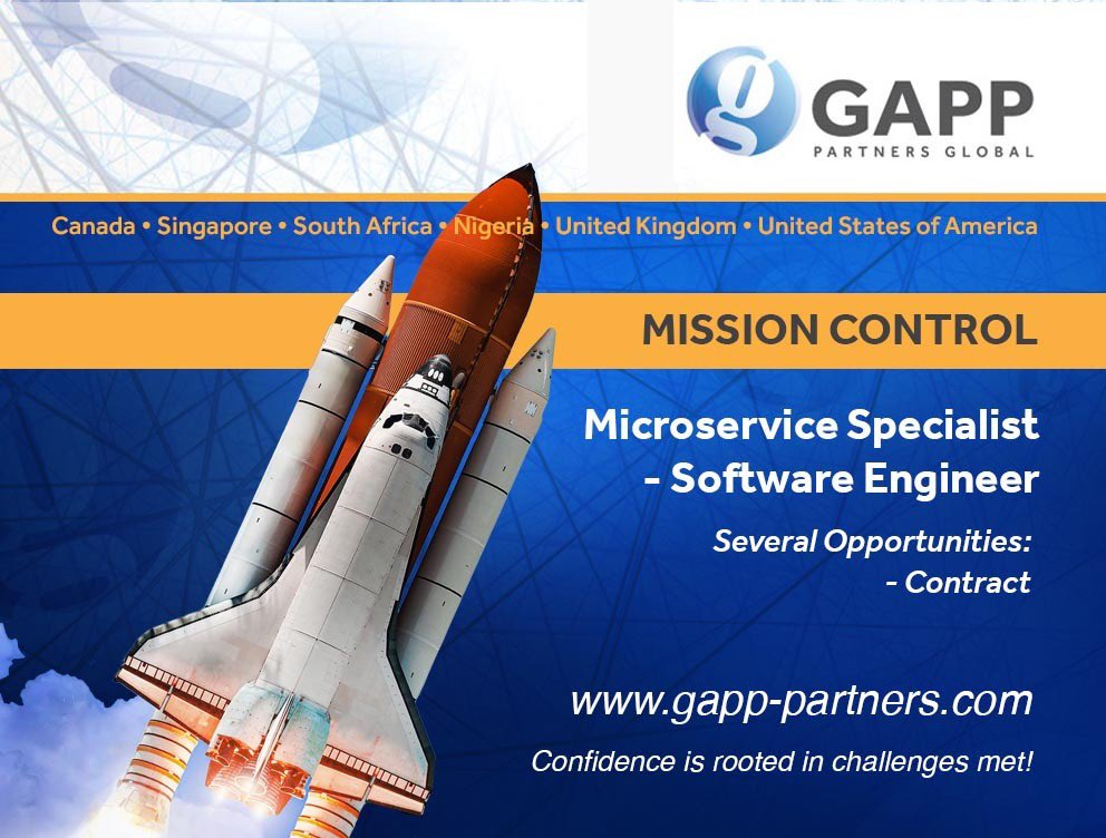 DeWald98660604's tweet photo. #softwareengineer    MISSION CONTROL!Several excellent career opportunities for Microservice Specialist - Software Engineers with a minimum of 3-5 years experience.e-Recruiting platform and pick your location: https://t.co/Qa3EFRzNPh #hire https://t.co/ffzGn9r5PB