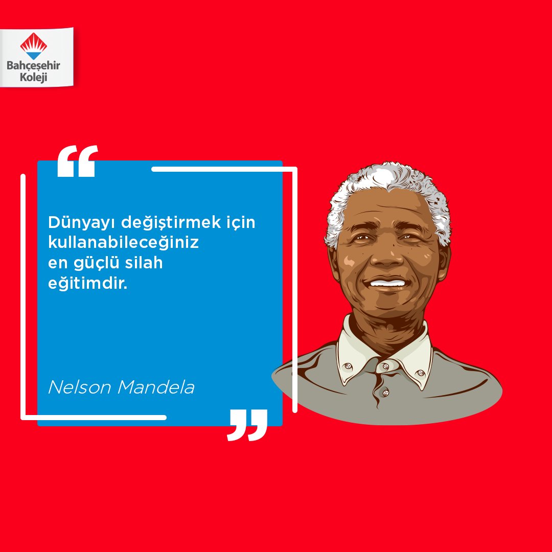 bahcesehir_k12's tweet photo. Dünyayı değiştirmek için kullanabileceğiniz en güçlü silah eğitimdir.

#bahçeşehirkoleji
#nelsonmandela https://t.co/Vo6JcHwg9s
