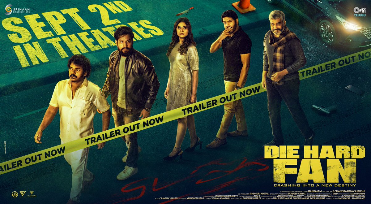 SriHaanCine's tweet photo. Here's the Gripping &amp; Enthralling #DieHardFan Trailer Out Now 

▶️ : https://t.co/nDMP3erUuk

#DHFonSep2nd 

🎬 @iabhiram_m  
💰@ChandraSubudhi_ under @SriHaanCine
@ActorShivaa @PriyankaOffl #MadhuPonnas @mrnoelsean @Syeds_Offl @sandeepkintali2 @IamEluruSreenu https://t.co/xgchTO9FiH
