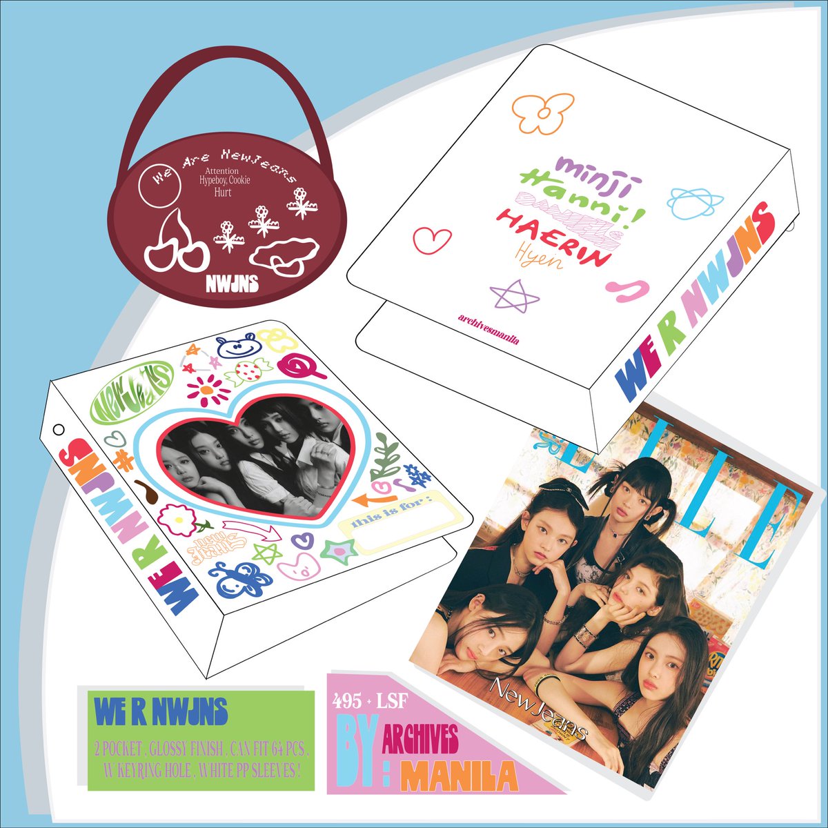 archivesmanila's tweet photo. wts lfb ph new jeans minji haerin danielle hanni heyon collect book coll book collbook inspired pc album !

① newjeans collect book 𓐖📓𓂂 

⠀⠀☆! 495 + LSF
⠀⠀𖧧! 2 pocket , 64 pcs can fit , glossy finish , w keyring hole , white pp ! 

⠀⠀♡! https://t.co/Eamu0NZWXx ˊᵕˋ https://t.co/EWHVaGWw7M