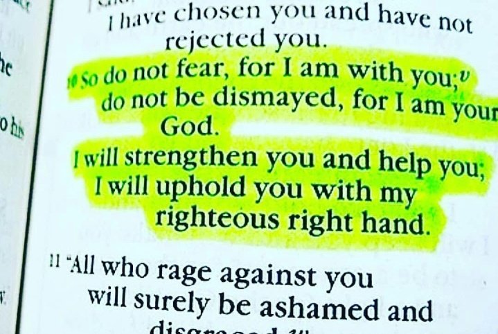 May God strengthen you! (Isaiah 41:10).🙏