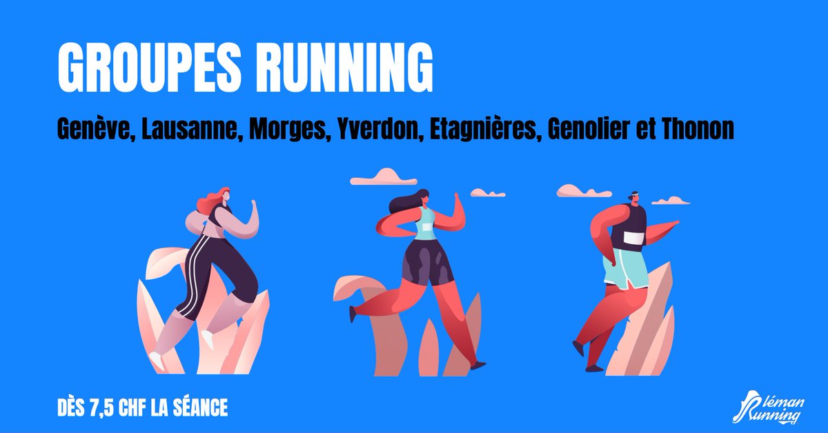 APalmieri02's tweet photo. Les groupes running encadrés sont de retours autour du Léman - https://t.co/uwzPUbvrpn https://t.co/xpEyX4EPqc