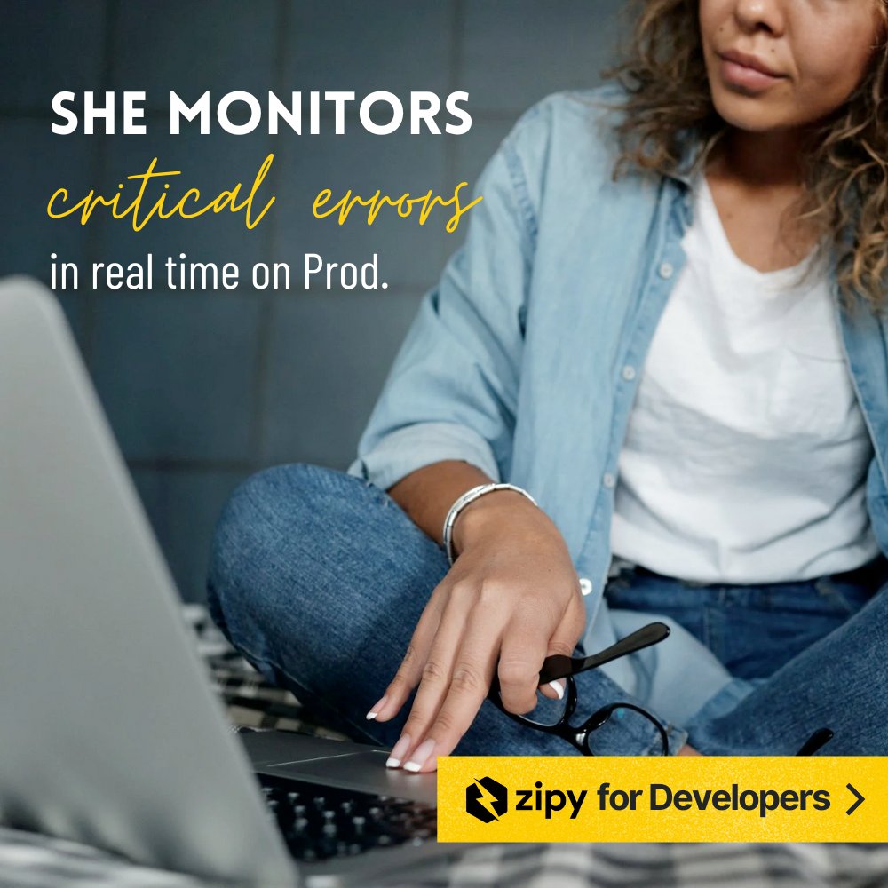 zipyai's tweet photo. As a Developer are you still spending a major part of your day solving customer bugs? With @zipyai you can change this.
#javascript #bugs #errors #developerlife #developercommunity #debugging #frontend #networkerrors https://t.co/rJtiAFRqHH