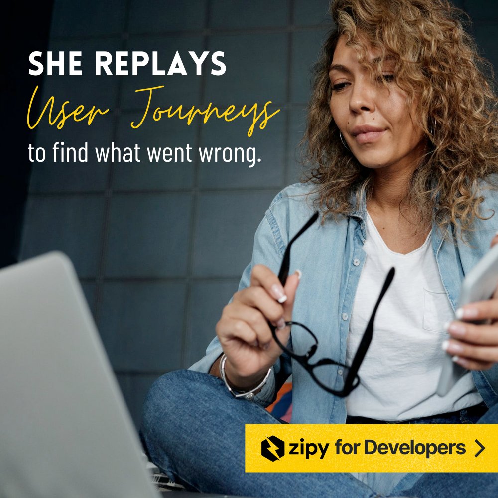 zipyai's tweet photo. As a Developer are you still spending a major part of your day solving customer bugs? With @zipyai you can change this.
#javascript #bugs #errors #developerlife #developercommunity #debugging #frontend #networkerrors https://t.co/rJtiAFRqHH