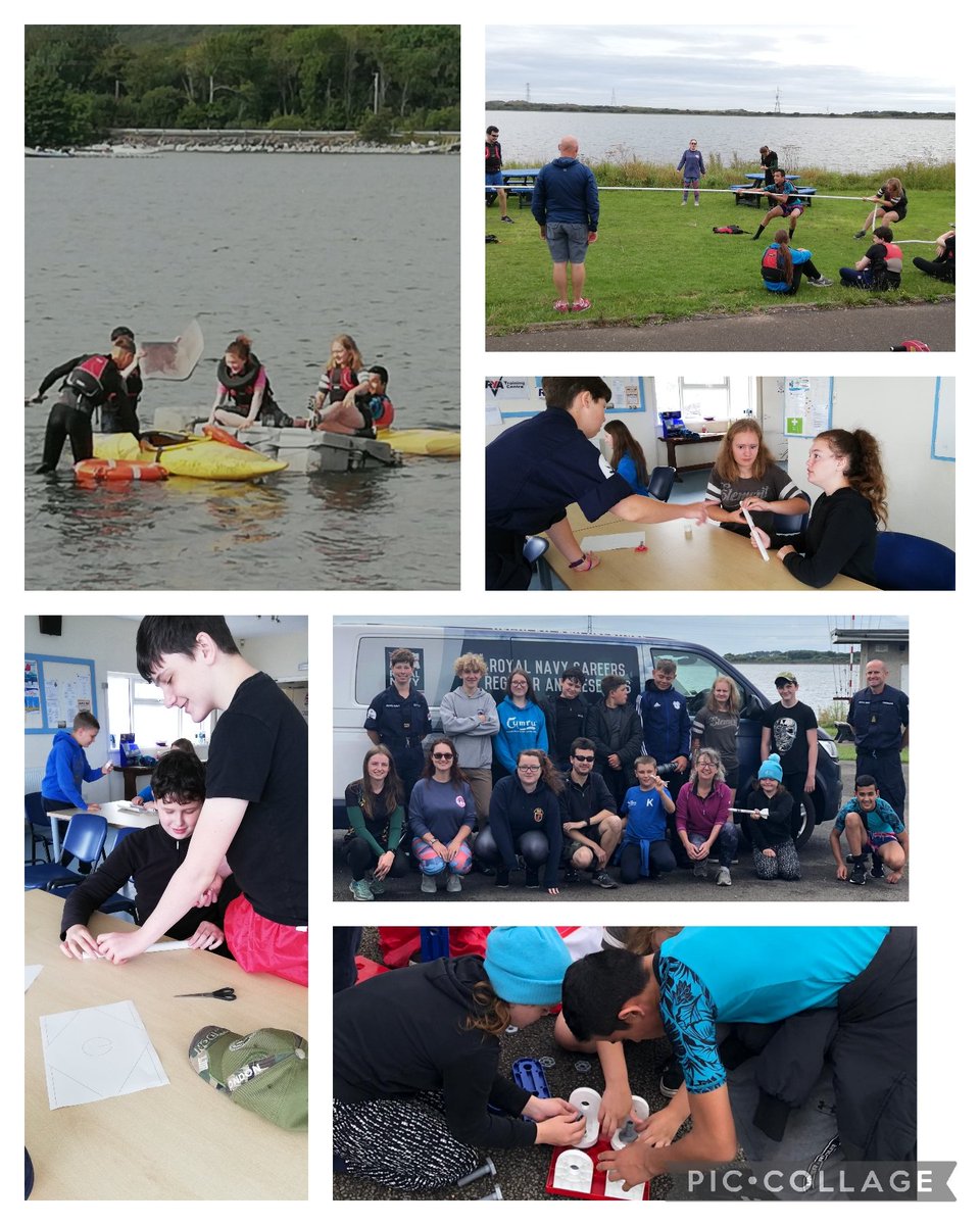 A great day yesterday <a href="/NeathSeaCadets/">Neath & District Sea and Royal Marines Cadets</a>. Thanks to the <a href="/RNinWales/">Royal Navy in Wales Cymru</a> engagement team for visiting us. We had great fun, making rockets,  rescuing casualties and working in teams. Finished with raft building, thank goodness we brought a spare change of clothes!