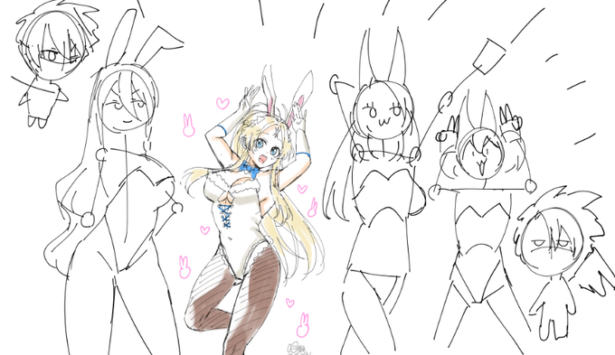 10月にきのっちと合作する予定の
クソ雑ラフ 