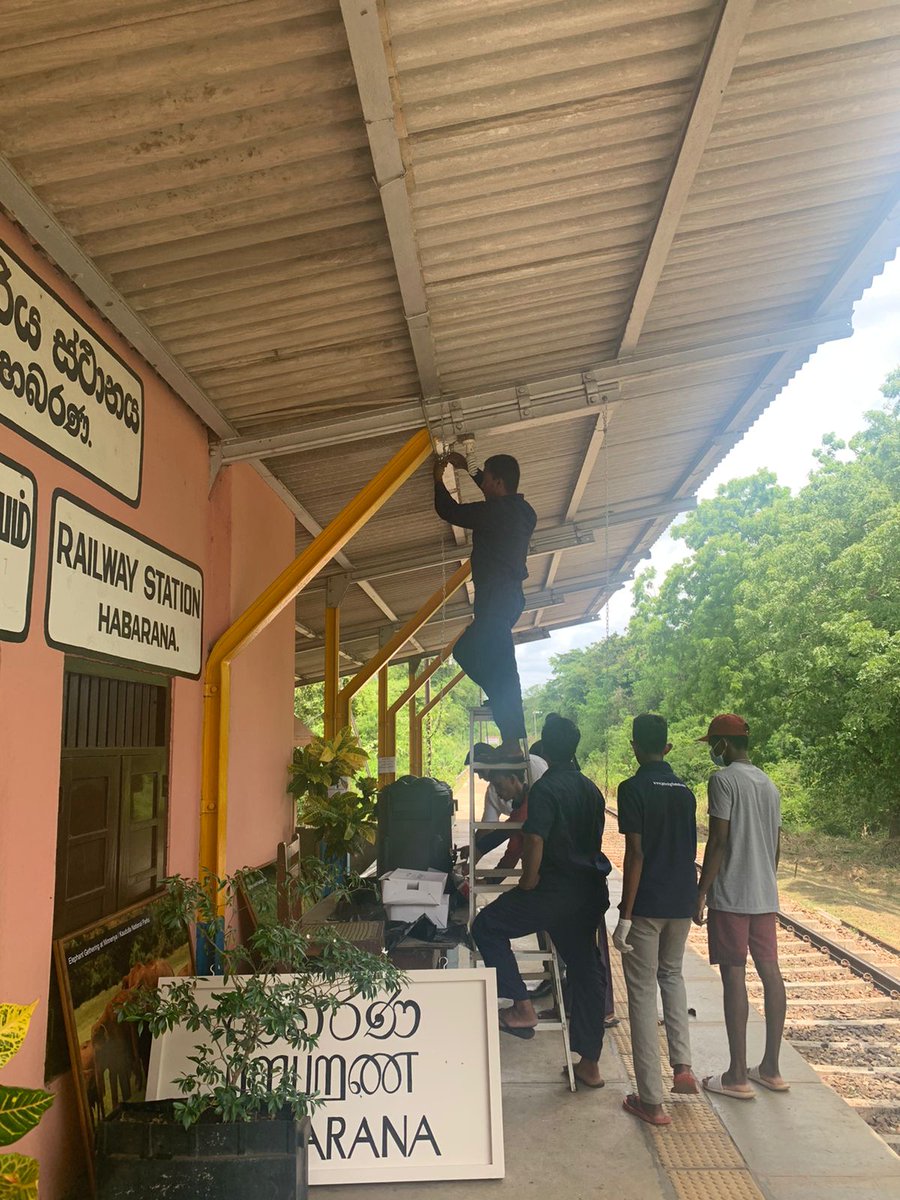 Members of the Cultural Triangle Hoteliers Association took upon the responsibility to organize an uplifting project of the Habarana &amp; Kekirawa railway stations.

#Jetwinghotels #JetwingViluyana #Jetwinglake