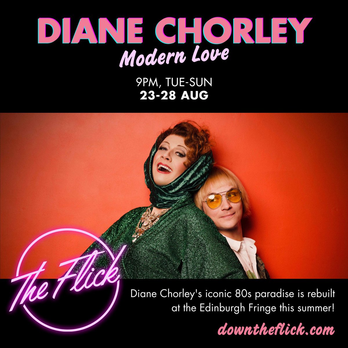 chrisg9000's tweet photo. Heading down The Flick on Saturday then Modern Love on Sunday. @Diane_Chorley There a dress code babe? https://t.co/2XHwOqy6A7