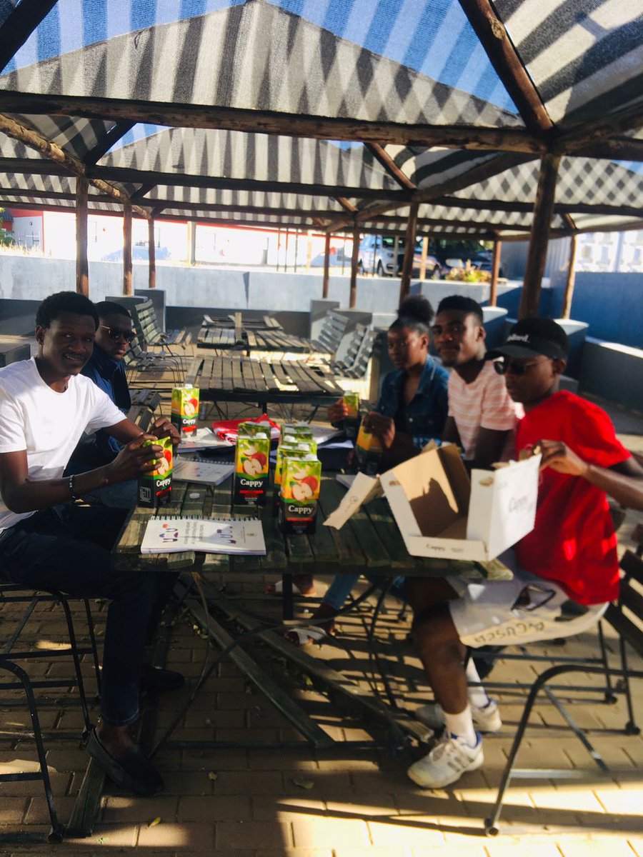WhiteRibbonNAM's tweet photo. White Ribbon Youth Ambassadors Engagement Training on Gender-based Violence in  Windhoek with  support  from coca cola  Namibia for Refreshments https://t.co/RCSxKWXp2P