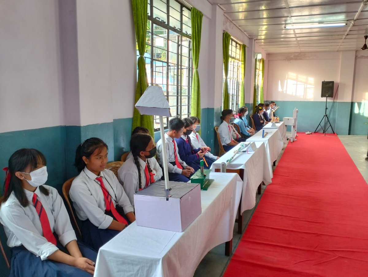 SonarSujit's tweet photo. Visit and interaction at Dr. Neilhouzhu Kire GHSS, Kohima by our Hon'ble Union Minister for Finance and Corporate Affairs, Government of India, with the IBM CSR team.#ibmstemforgirls in partnership with @questalliance  and implementation partner @YNnagaland  @emailmanjob @ibm_in https://t.co/e7N0aDWXpe