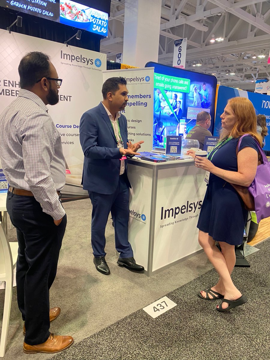 Impelsys's tweet image. The @ASAEannual: 2022 event was an excellent opportunity to meet professionals from many different associations. As an organization specialized in #digitallearningsolutions for #associations, we are uniquely positioned to help them realize their goals and further their visions.