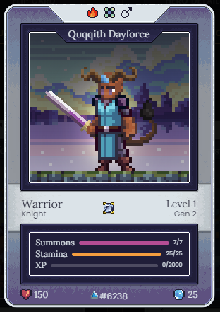 EravalGames's tweet photo. Before I go into more details, I have 2 horny warriors from @DefiKingdoms looking for new homes! Ideally going to people looking for new #P2EGames 

People from @klaytn_official ecosystem should be encouraged to join!

✅Like
✅Follow me
✅Tag 3 friends

#DFKChain #ETH #NFT https://t.co/lXhrnRijIe