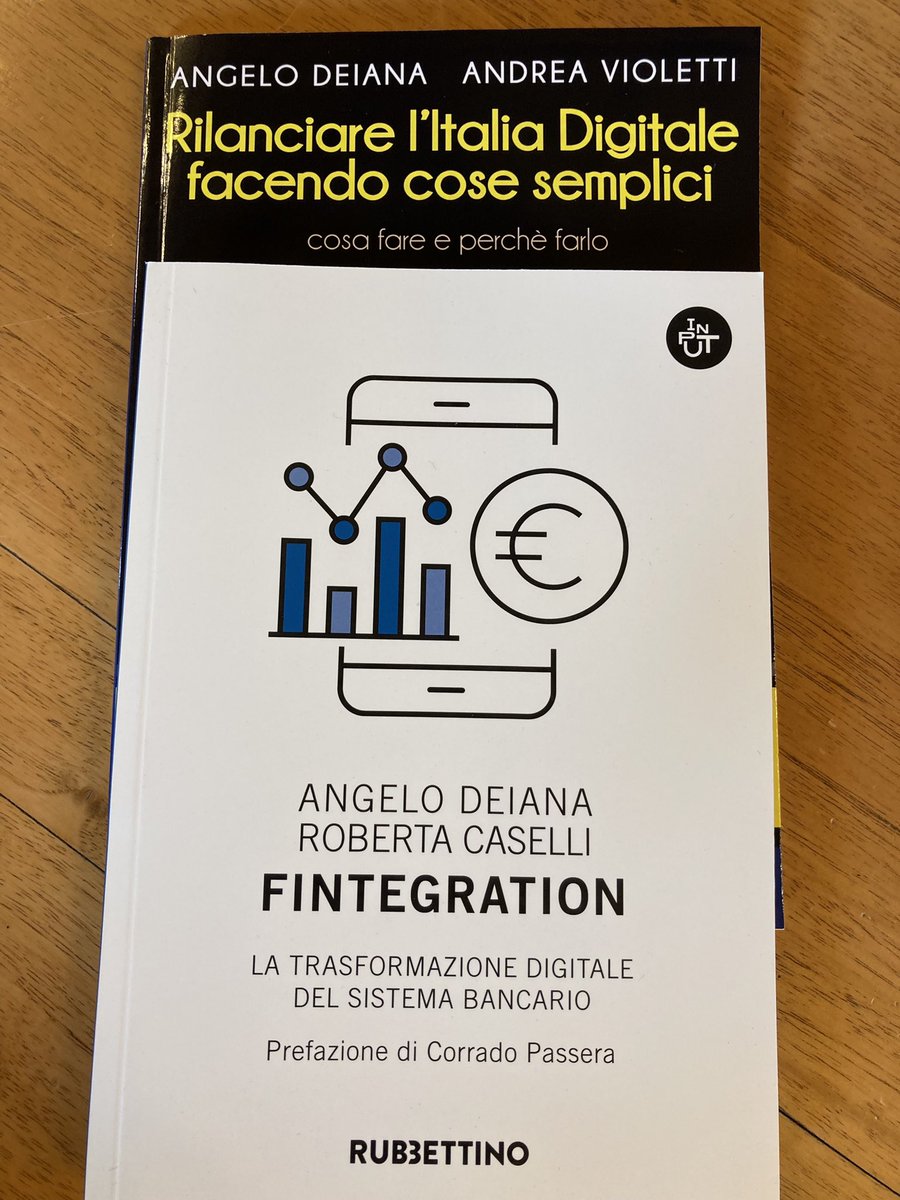 DanieleImprota's tweet photo. #Fintegration #book di @AngeloDeianaTW scritto insieme a @RobertaCaselli #banche #fintech #finanza #BigTech. @bancaditalia @UfficioStampaBI @FeBAF @Raiofficialnews @RaiLibri @ti_libro @LibroPossibile @ConfAssTW #laretedellereti #anpib #ancp @AuxiliaFi #ConfassociazioniDigital https://t.co/Yfeb3vldIX