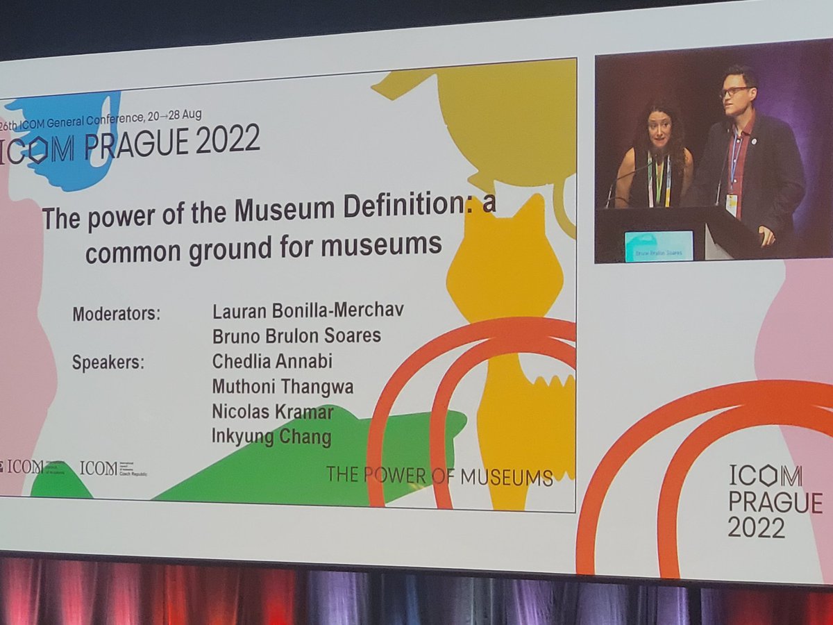 MariaScherrers's tweet photo. Do you know the #museumdefinition by heart?
You might need to relearn it after today.
#icom2022 #ICOMPrague2022 https://t.co/ikyWqOyhne