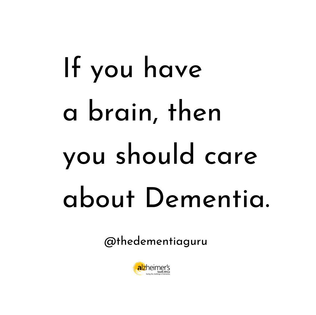 Dementia impacts all of us. Brain health is for ALL of us.