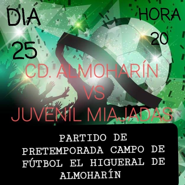 Vamos animar a nuestro equipo C.D Almoharín 💪💪💪💪💪