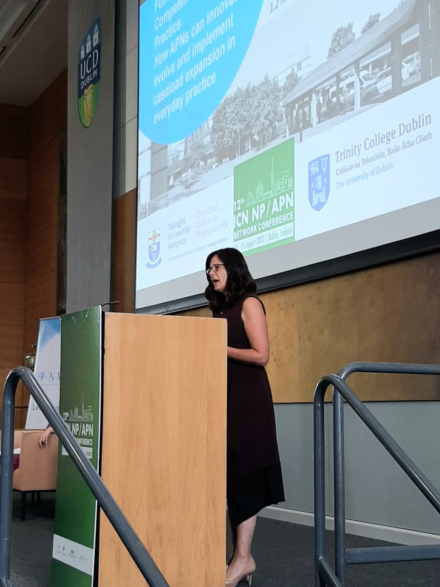 INMO_IRL's tweet photo. Shirley Ingram, APN in Tallaght UH, speaking at @ICNGlobalAPN @NPAPNDublin2022 on how APNs can innovate, evolve and implement caseload expansion in everyday practice #WeLearnWeInnovateWeAdvance #inmo https://t.co/t56xrsm6sg