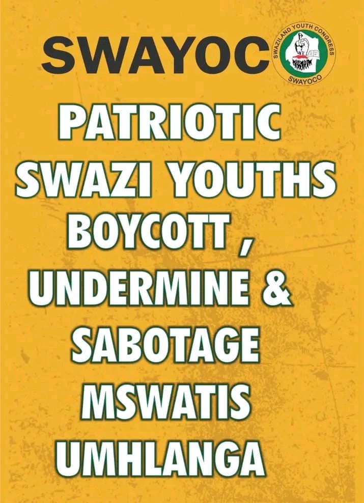 SWAYOCO's tweet image. The murderous regime of Mswati must not be allowed to use culture to traumatize the nation that he is torturing, persecuting and killing almost everyday. Every means must be used to drive our message of patriotism to the country not royal murderers. @EswatiniGovern1 @GbvCharterEs