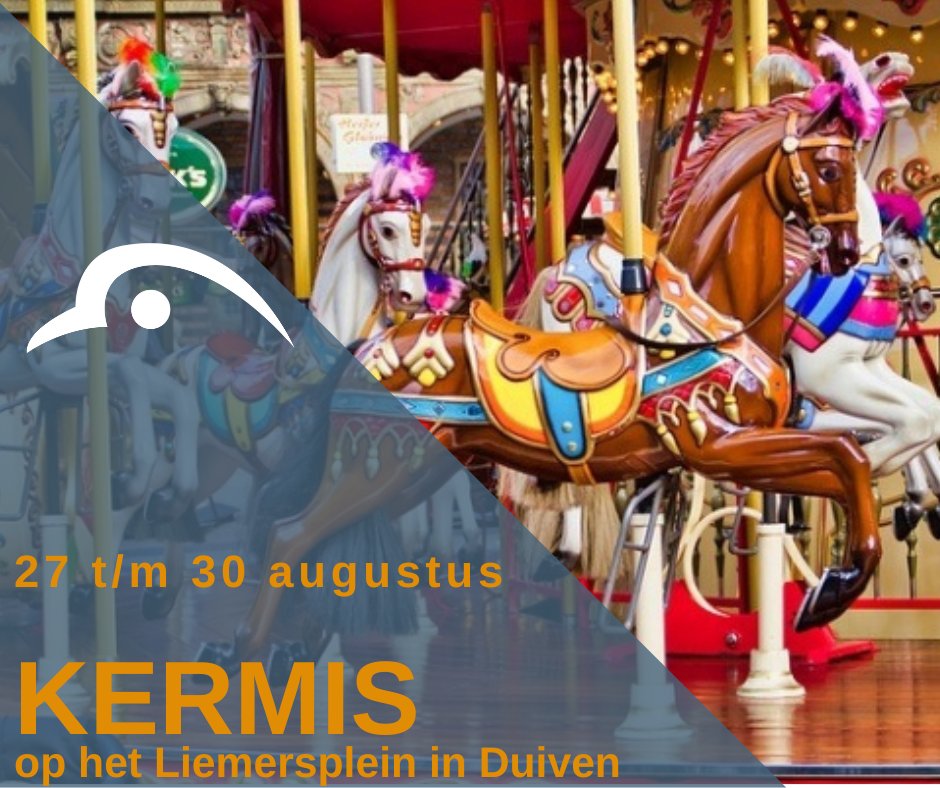 #Kermis 🎠
Van zaterdag 27-8 t/m dinsdag 30 augustus staat de kermis 🎠 🎡 op het Liemersplein. U kunt hier dan niet parkeren. 

Kom zoveel mogelijk op de fiets 🚲 of lopend 🚶‍♂️🚶‍♀️ naar de het centrum. 

Het eerste uur op zaterdag, van 13.00 tot 14.00 uur, is de kermis prikkelarm.
