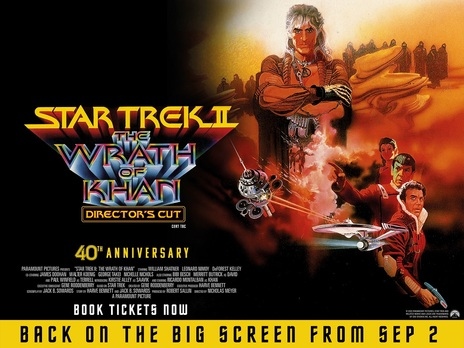 To the many fans in the UK, #TheWrathOfKhan will also be coming back to the screen on Sept. 2nd! Here are a couple of links where you could get yourself tickets. Hope you enjoy them! #StarTrek 🖖🏻

🎥 Odeon: odeon.co.uk/films/star-tre…

🎬️ Empire Cinemas: empirecinemas.co.uk/?page=synopsis…