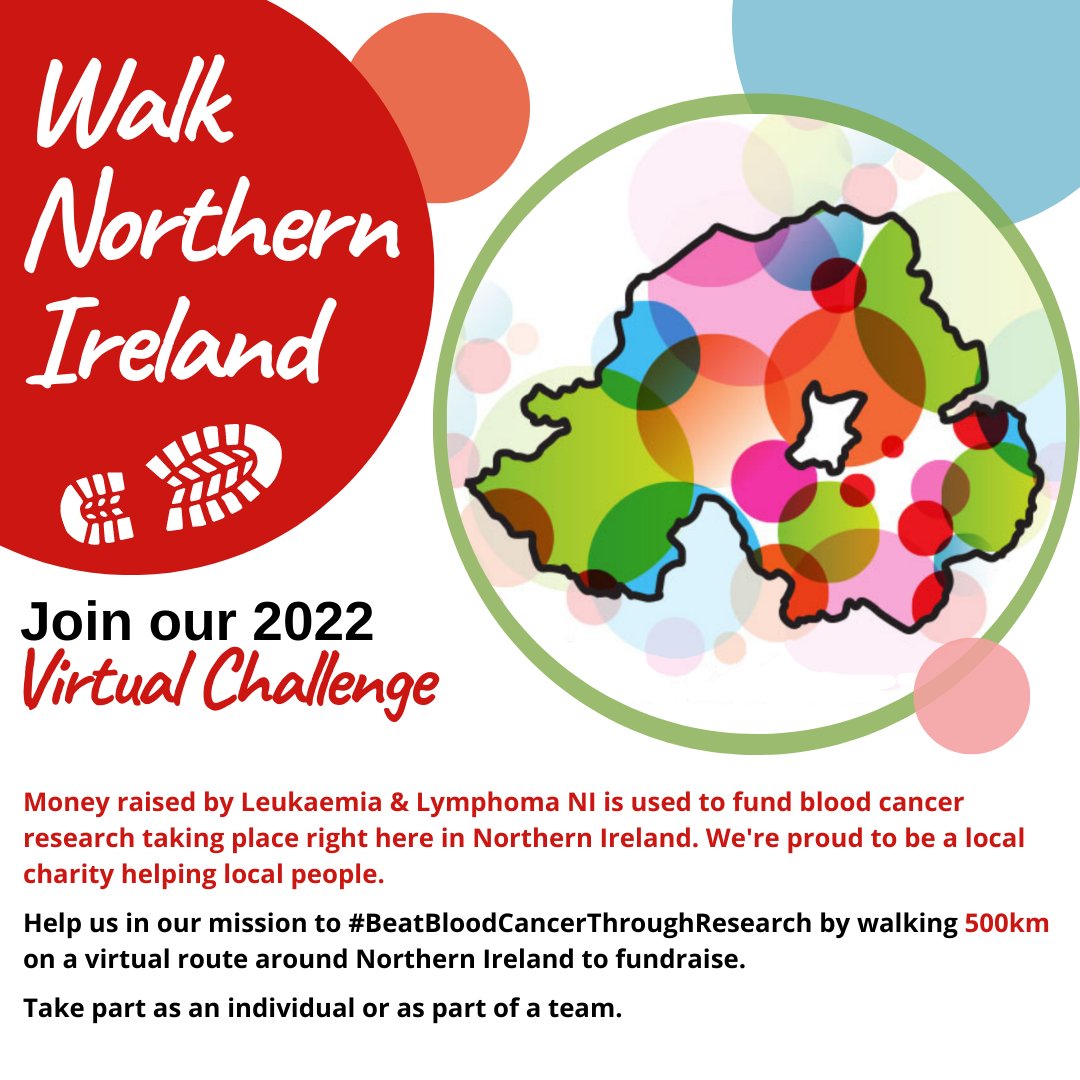 LAL_NI's tweet photo. Do you want to get involved and help us out during September for #BloodCancerAwarenessMonth? Why not sign up to one of our 2022 Virtual Challenges.

To register for your place go to: https://t.co/spiGpmiCCV

#StepOutForBloodCancer   
#99for99  #WalkNI https://t.co/EC56drtAbw
