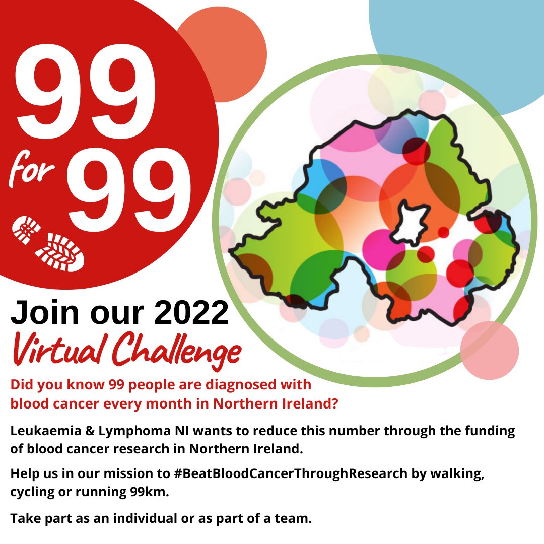 LAL_NI's tweet photo. Do you want to get involved and help us out during September for #BloodCancerAwarenessMonth? Why not sign up to one of our 2022 Virtual Challenges.

To register for your place go to: https://t.co/spiGpmiCCV

#StepOutForBloodCancer   
#99for99  #WalkNI https://t.co/EC56drtAbw