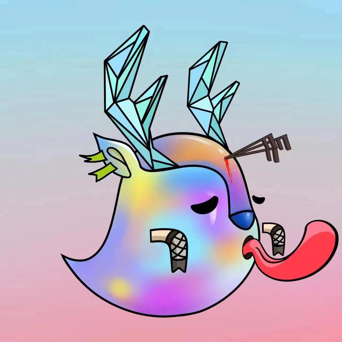 FreakElf_Deer's tweet photo. 🦌🦌the prototype of the Freak Deer NFT product originated from the metamon of Radiocaca, and the design team also came from them. It is said that the elves (deer) are the door to the metaverse world. 
#DeerNFT  #NFTs  #RadioCacaNFT https://t.co/paBNXTvm9J