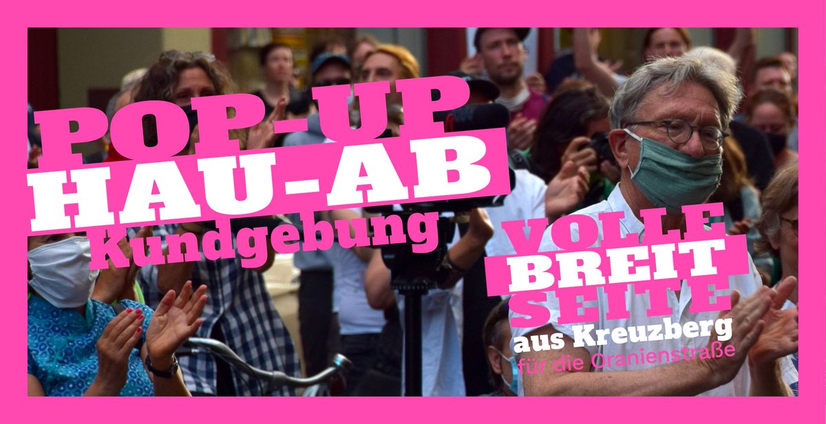 bizimkiez's tweet image. HEUTE 📢 Pop-up-Protest #2 | b2408 | 18:00 | O25
1 Jahr her: der Buchladen #KischCo wurde in der Oranienstr. 25 nach großem Protest geräumt. Jetzt zog ein Pop-Up-Store ein. Der Kulturstandort #O25 wird weiter entmietet. Gegen #Verdrängung und  "Aufwertung"!