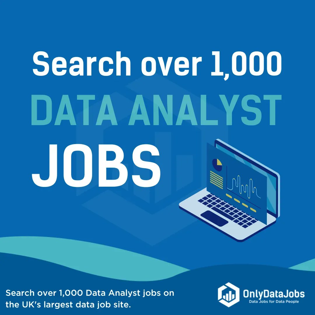 Looking to land your dream job as a Data Analyst? Search over 1000+ Data Analyst Jobs on the UK's largest data jobs site!

Apply directly on onlydatajobs.com/data-analyst

#onlydatajobs #dataanalytics #dataanalystjobs #dataanalyst #dataanalysts
#dataanalyticsjobs #datajobs