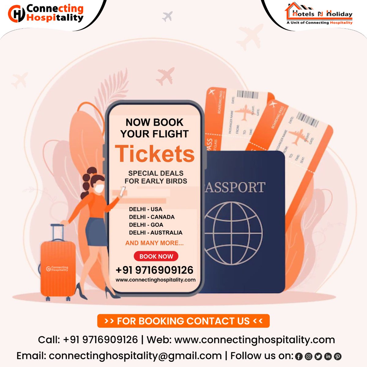 ConnectingHosp1's tweet photo. Now Book Your Flight Tickets Special Deals For Early Birds
.
Contact us: 👇
Call: +91 9716909126 
Email us: connectinghospitality@gmail.co
.
#connectinghospitality #beautiful #Flightticketbooking #Ticket #booking #Traveling #guwahati #flight #early #tickets #guwahaticity https://t.co/OnkBTW7GEu
