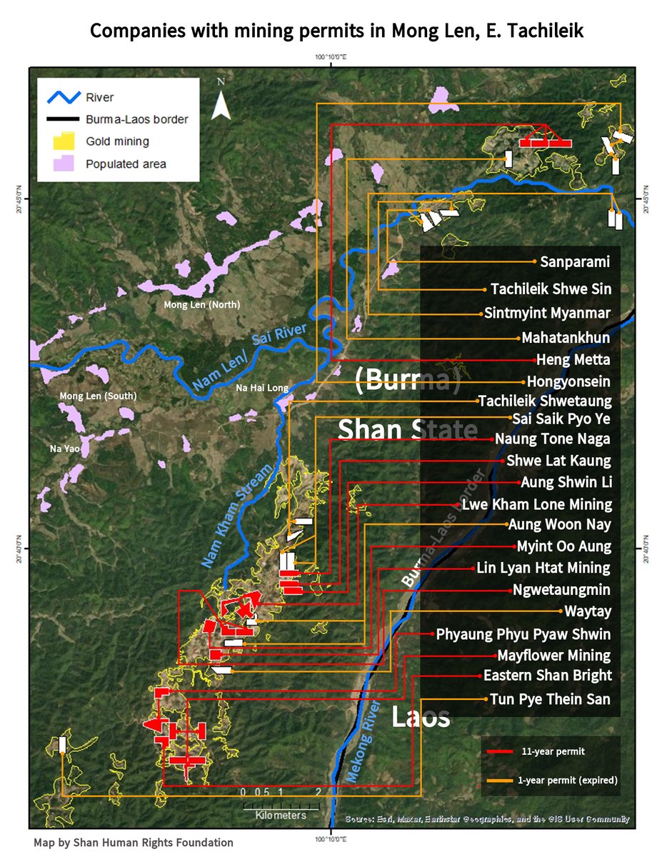 JusticeMyanmar's tweet photo. Australia-led biz Locrian Precious Metals cont. large-scale gold exploration in E. Tachileik, despite military's coup attempt. The gold mines cause environmental disaster &amp; are source of revenue for the illegal junta. They must be halted. @shanhumanrights https://t.co/G9SWsJqvhb https://t.co/Y92Th2kQF2