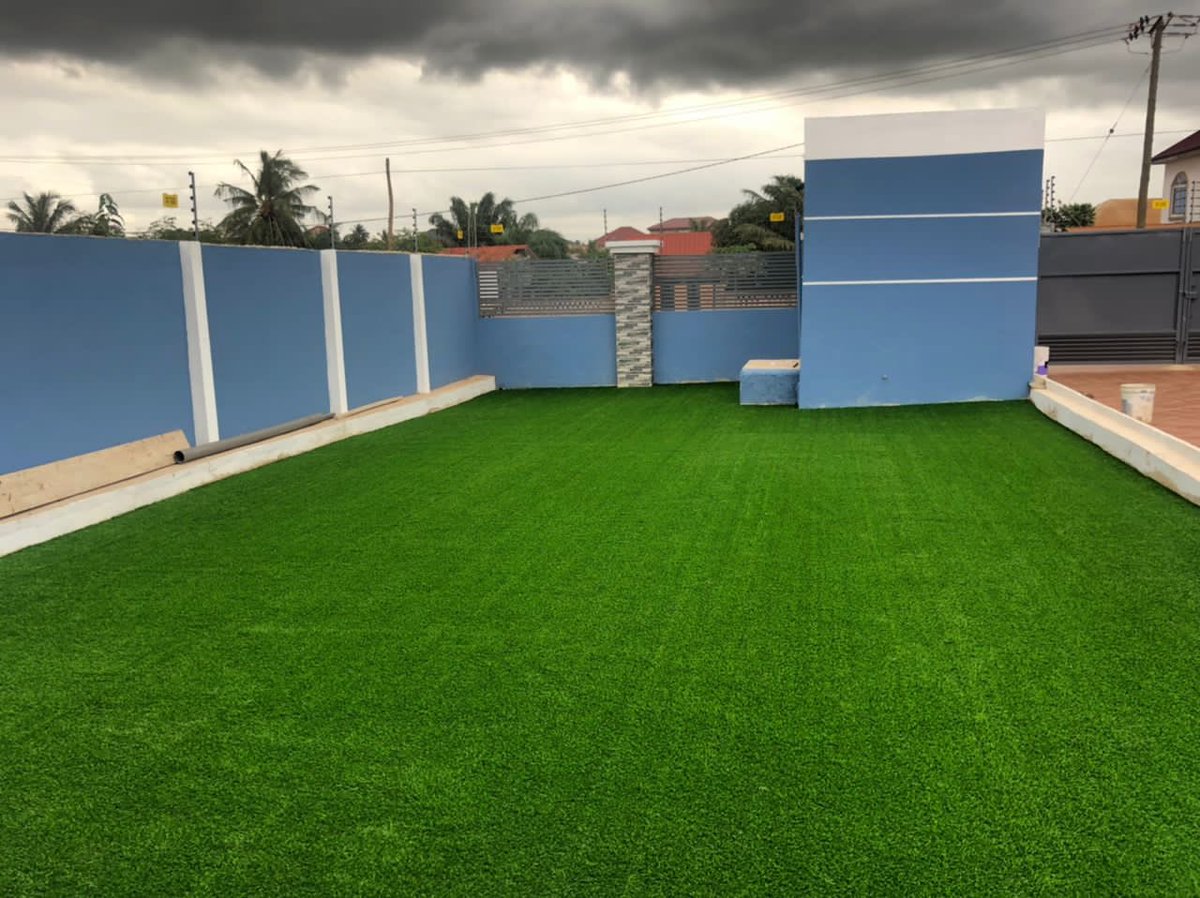 iamrjay12's tweet photo. The use of artificial grass carpet (Astroturf) has become a trend in Ghana and home builder have also proven that these carpets can also be used to give our homes a beautiful and modern touch. A walk through kelslodge Theorose Elikplim Dzineku@kwadwo Jonas Anson Boateng https://t.co/TppsP8MOOZ