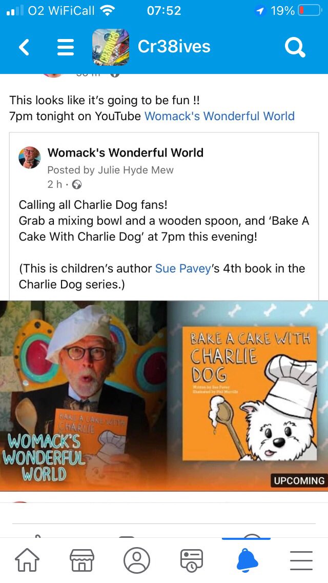 alphabetfriends's tweet photo. Get those mixing bowls and wooden spoons ready to Bake a Cake with Charlie Dog on #youtube tonight at 7pm #womackswonderfulworld #storytime #reading #picturebook #bake #cake #littlebakers #book https://t.co/nFRd91yMHb