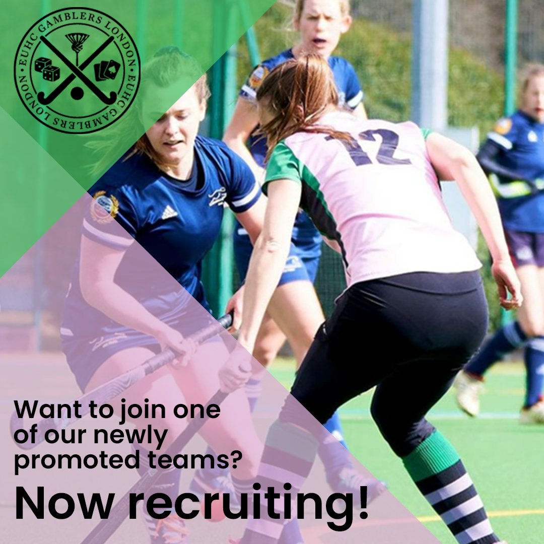 We're on the lookout for new players to join our newly promoted men's and women's squads 👀

Come down to Club Day at Crystal Palace National Sports Centre at 12pm on 3 September to get involved 🙌 #southlondonhockey #hockeyclubday