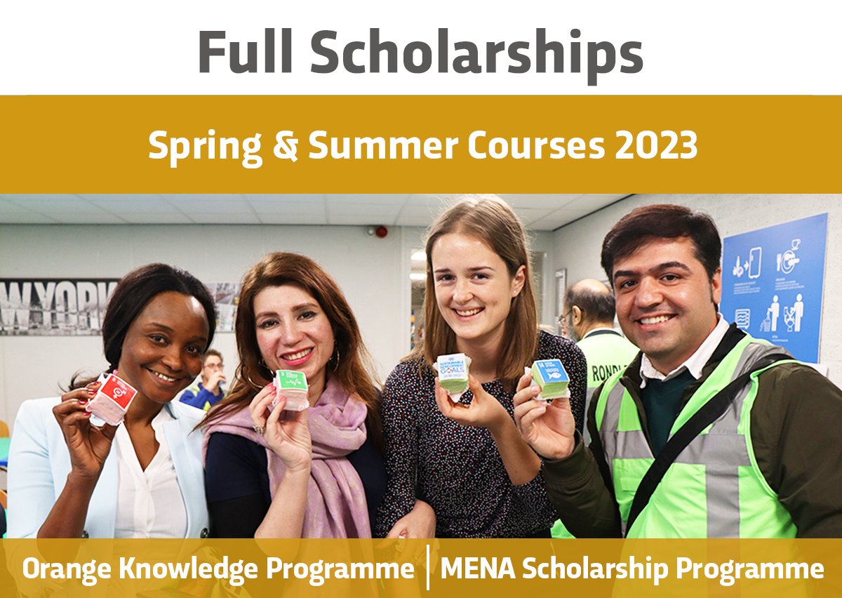 TheHagueAcademy's tweet image. Apply now for an #OrangeKnowledge or #MENA #Scholarship!
Courses:
❇️Inclusive Service Delivery &amp;amp; the SDGs
❇️Citizen Participation &amp;amp; Inclusive Governance
❇️Urban Governance: Resilient &amp;amp; Smart Cities
❇️Local Climate Response
❇️Migration &amp;amp; Local Governance
➡️thehagueacademy.com/scholarship