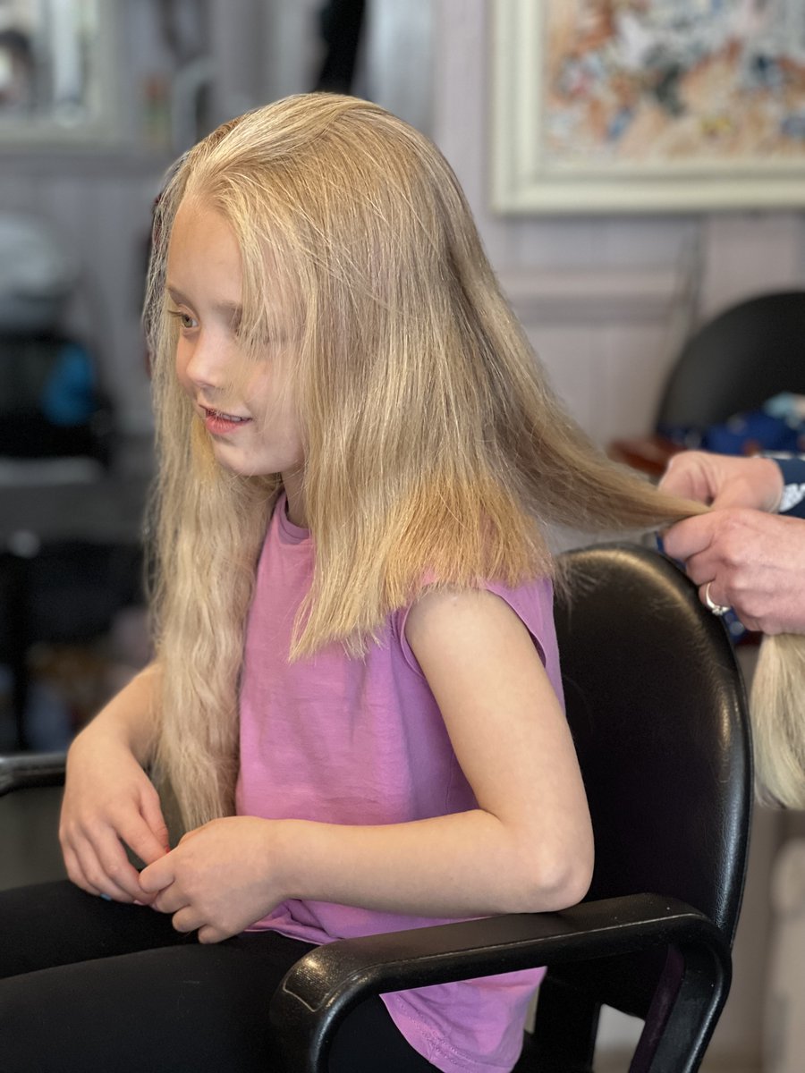 SallysCuts4Kids's tweet photo. Ruby had her first ever haircut &amp; donated it to The Little Princess Trust, so that they can make a wig for a child who has lost their hair. It was all her own idea too! You can donate too at https://t.co/DkG3QrHye1

#princesstrust #princesstrusthairdonation #haircutsforkids https://t.co/lU5q1KKFno