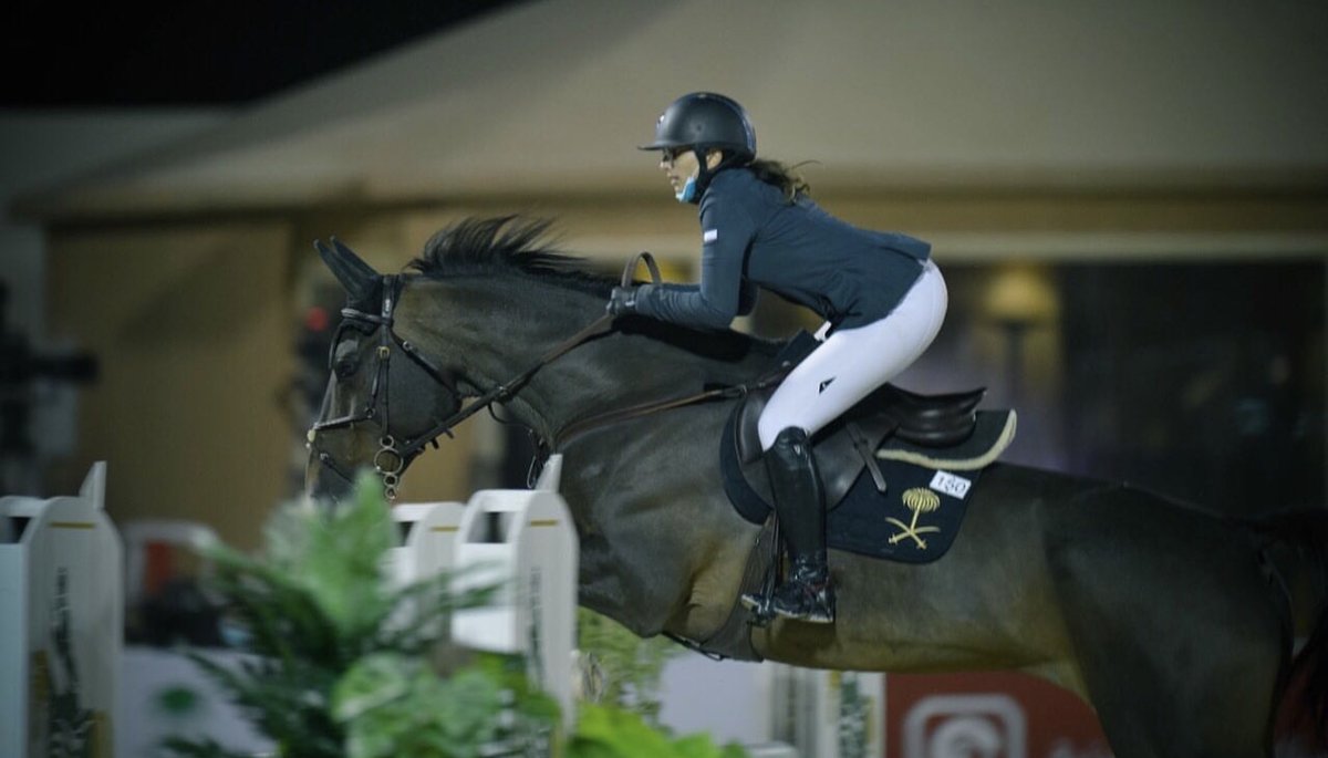 arabnews's tweet photo. #Saudi female equestrian star Sara Jedea says she dreams of representing the Kingdom at @LA28 https://t.co/sn0fDYO0f5 https://t.co/bEHQbx3R9w