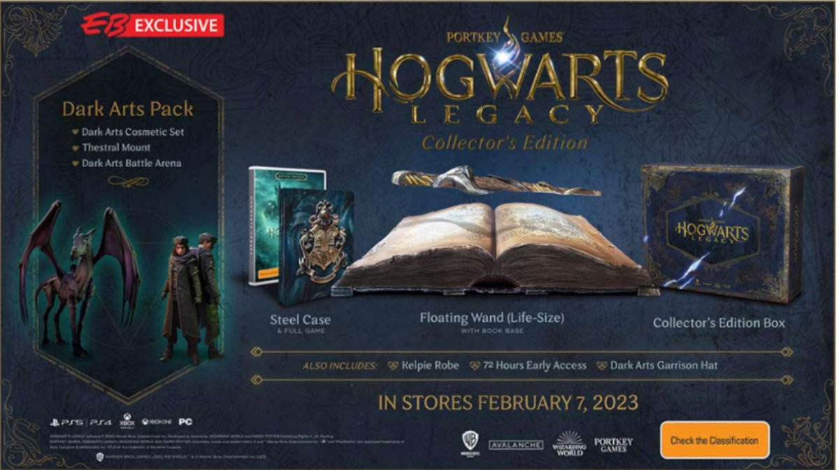 hobby_consolas's tweet photo. La Collector's Edition de Hogwarts Legacy se muestra antes de tiempo, EB Games se adelanta a lo que desvelará Avalanche https://t.co/q8XCflzgTh https://t.co/TyqqvOqnQl