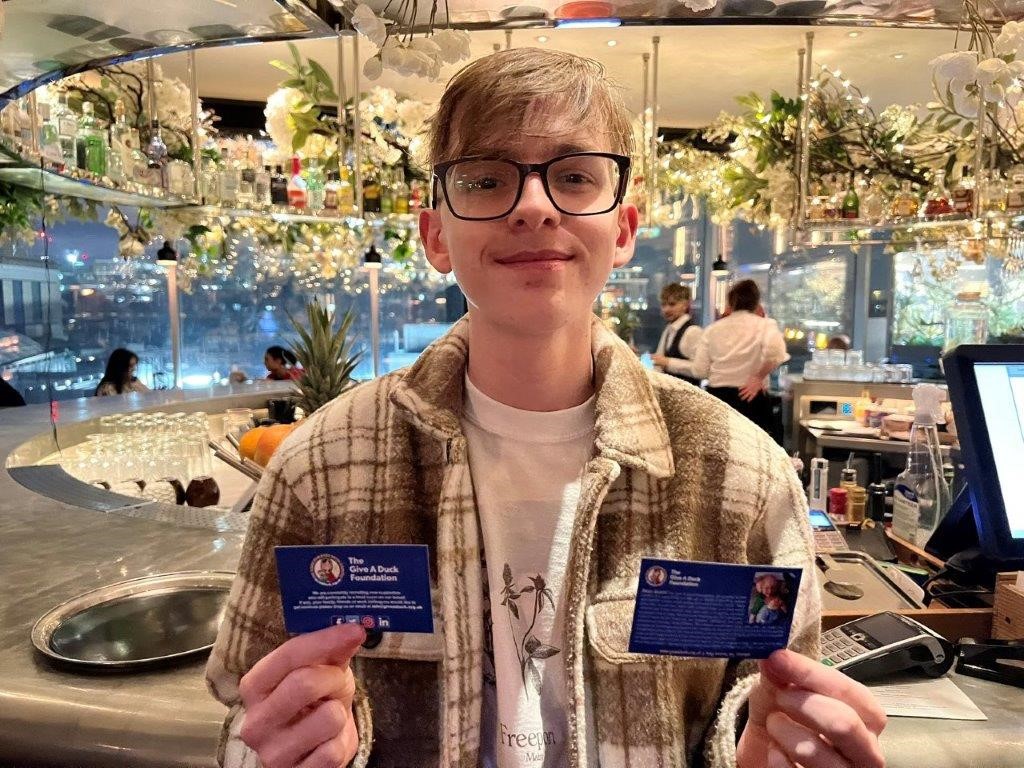 giveaduck_uk's tweet photo. Thank you to @DandDLondon | @CrafthouseLeeds | @AngelicaLeeds | @IsshoLDS | @East59thLDS &amp; @20StoriesMCR for their incredible support by adding a discretionary £1 onto diners bills throughout January and February.  
You raised an amazing…£4,915! 
#childhoodcancer #ThankYou https://t.co/2h7mU7FIne