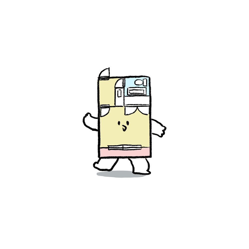 「架空の賃貸会社のキャラクター描きました。名前は1kくんです。是非どこかで採用して」|みぞぐちともやのイラスト