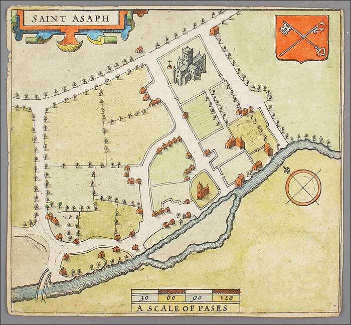 roz___h's tweet photo. @NLWales And here is Speed's record of the smallest City in Wales. St.  Asaph. https://t.co/wZi3jJewPi https://t.co/YvpEryul4m
