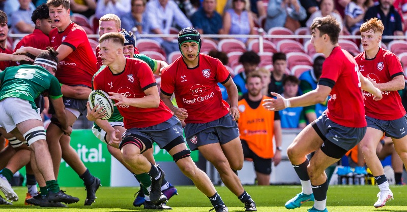 gloucesterrugby's tweet photo. 𝐔𝟏𝟖 𝐭𝐞𝐚𝐦 𝐧𝐞𝐰𝐬

It's a West Country Derby tonight as our U18s take on Bristol Bears at Kingsholm, kick-off 7.30pm. 

This game is free to attend, so get your tickets and support the next generation of Cherry and White.

Catch the team news below 👇