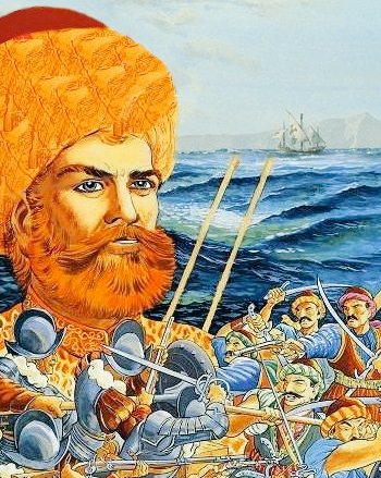 Barbaros Hayrettin Paşa'nın gerçek adı Hızır'dı. Barbaros ismi, kendisine  Avrupalılar tarafından verilen "Barba Rosse" lakabından gelmektedir.

Barba Rosse "Kırmızı Sakal" demektir.