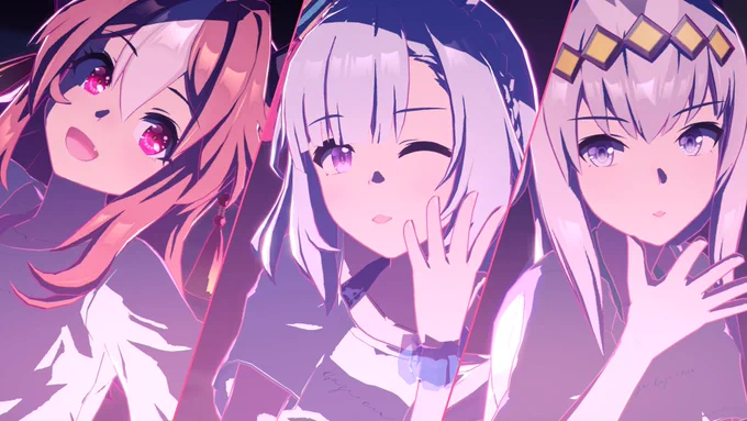 Gaze on Me!を新衣装で踊らせてるけど頭がパンクしそう 
