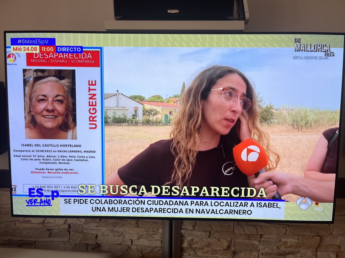 moniketaperez's tweet photo. Seguimos buscando a mi tía Isabel🙏🏻🙏🏻🙏🏻 movemos cielo y tierra para encontrarla. Un millón de gracias por la difusión ⁦@EspejoPublico⁩ ⁦@LorenaGDiez⁩ ⁦@patrichdc⁩ #buscamosaIsabel https://t.co/APzavLf3ym