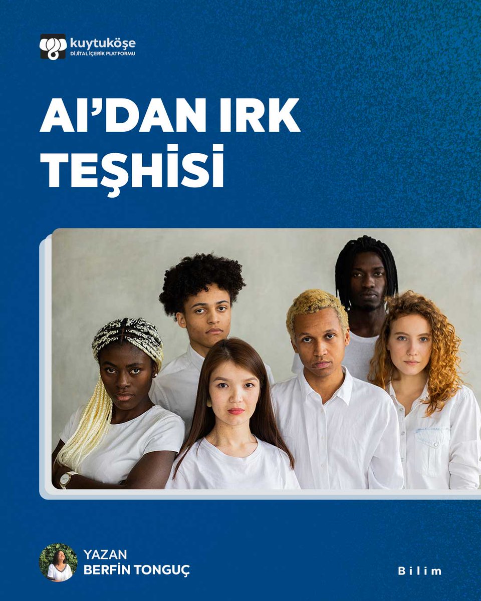 AI'dan Irk Teşhisi • Kuytu Köşe Dergisi 19. sayısında. Şimdi ücretsiz oku! 🐘 

#kuytuköşe #kuytuköşedergisi #kuytucompany #kuytuco #dergi #bilim